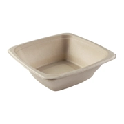 Wheature 100% Compostable 500ml Sugarcane Pulp Soup Bowls