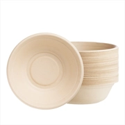 Wheature 100% Compostable 12oz Sugarcane Pulp Soup Bowls