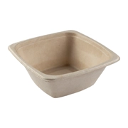 Wheature 100% Compostable 16oz Sugarcane Pulp Soup Bowls