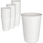 Wheature Disposable double wall pape Cups With Insulation 16oz