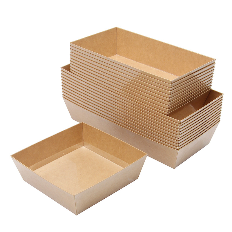 Wheature Kraft Paper Charcuterie Boxes with Clear Lids